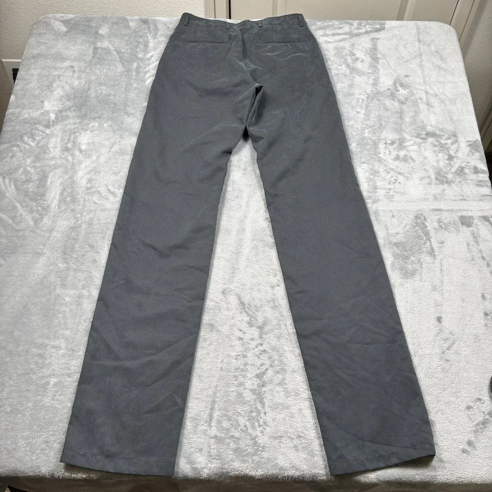 Armani Collezioni Mens Pants Trousers Soft Corduroy Dark Gray Slate 30x37 NWT